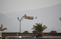 Palopommittaja laskussa